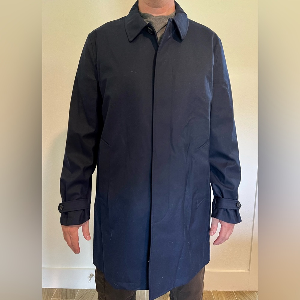 Navy Blue Jack Spade Trench Coat